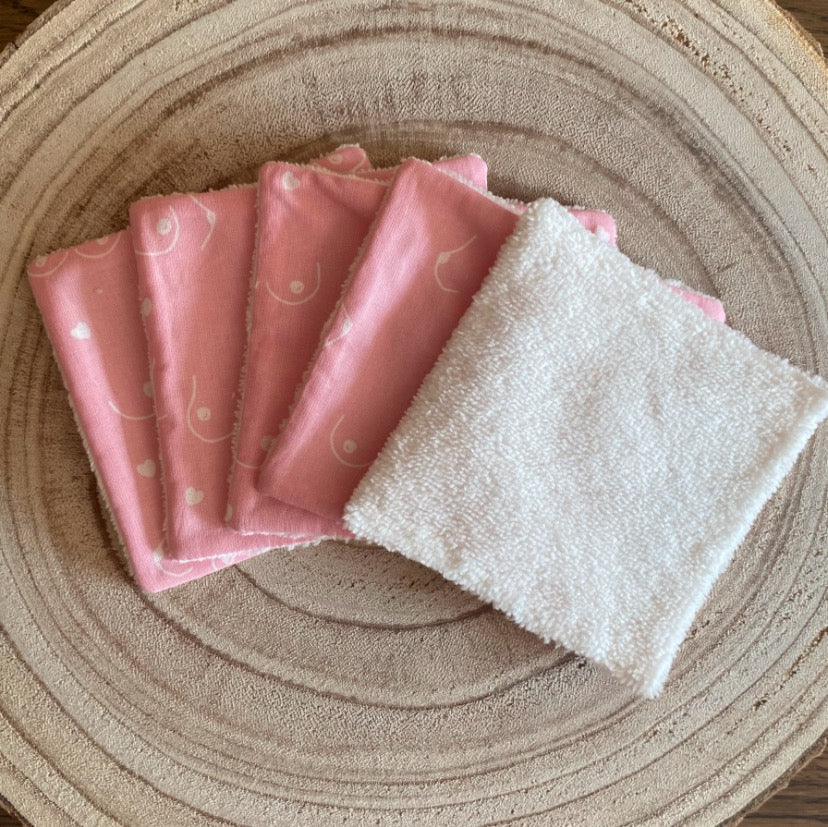 lingettes octobre rose (vendu à l’unité)
