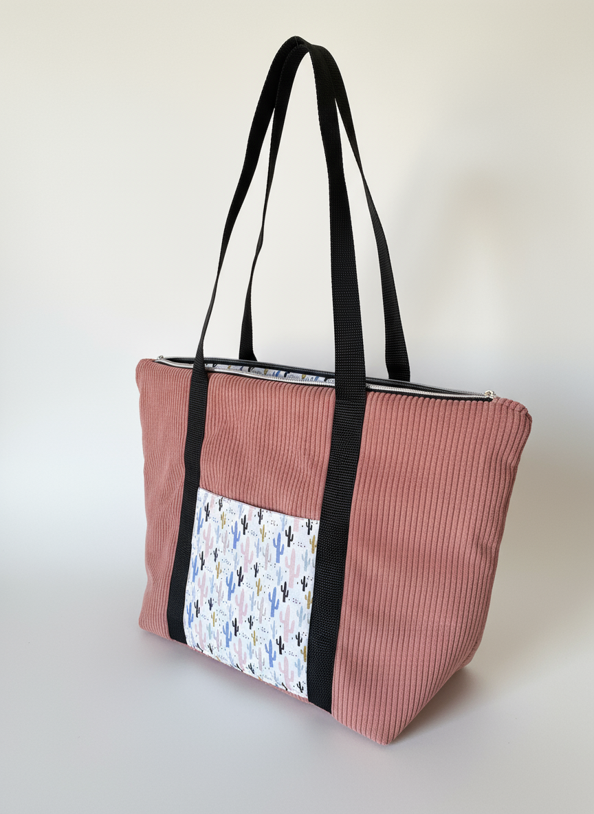 Cabas avec fermeture