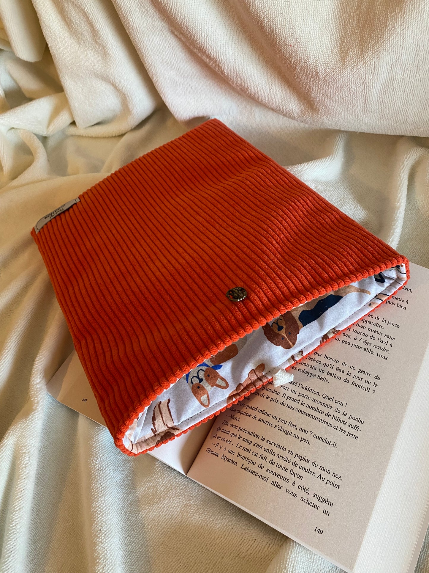 Housse livre grand format