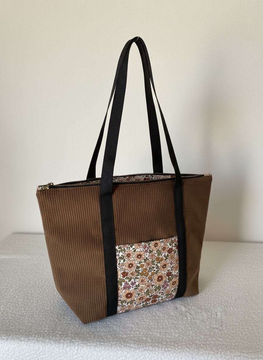 Cabas avec fermeture