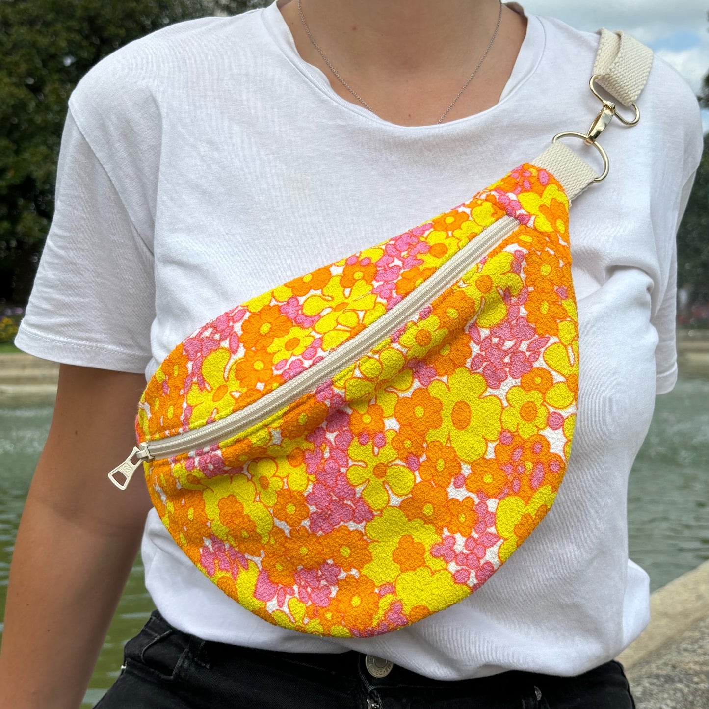 Banane fleuri vintage