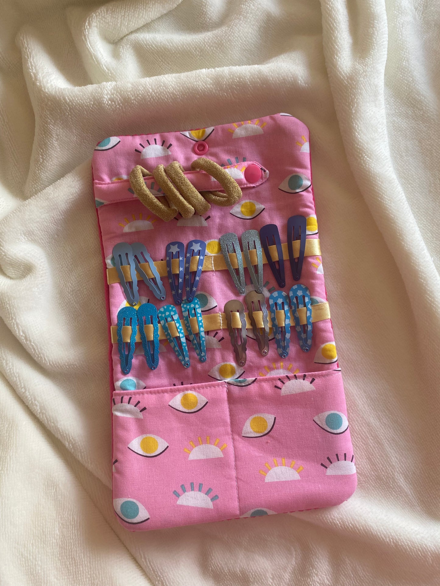 Pochette à barrettes