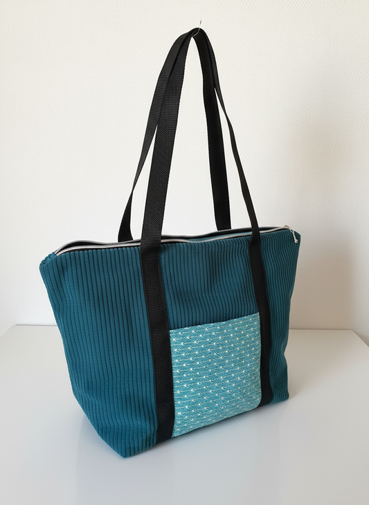 Cabas avec fermeture