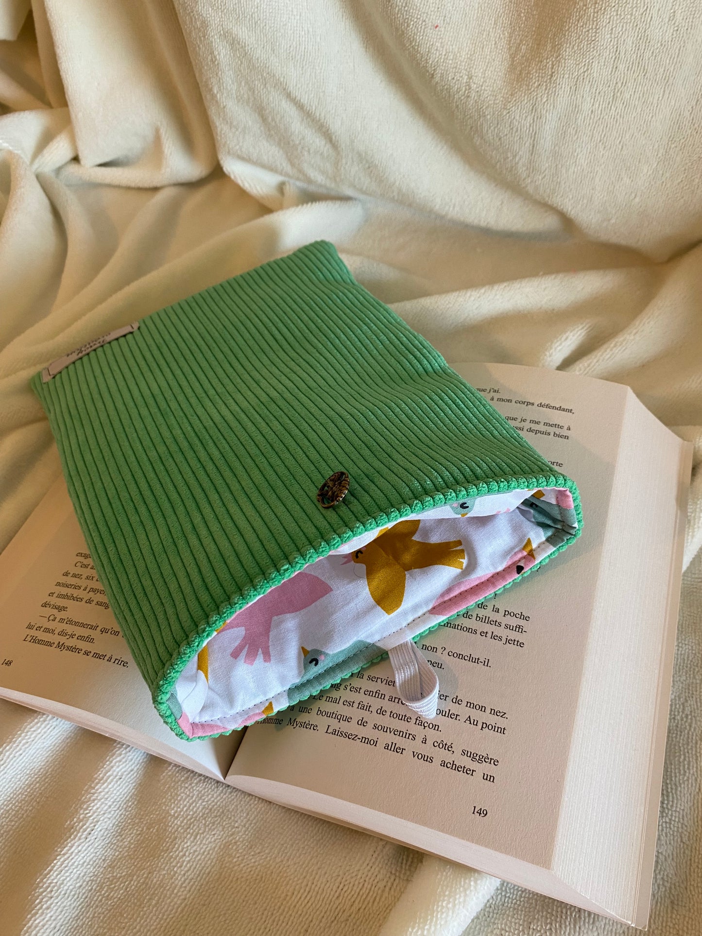 Housse livre moyen format